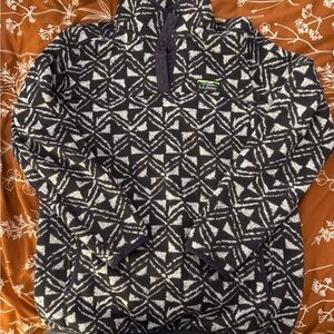 L.L.Bean Patterned Fleece Pullover